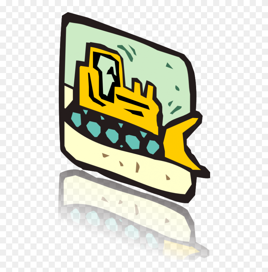 Heavy Equipment 10 Tilted - Clip Art - Png Download