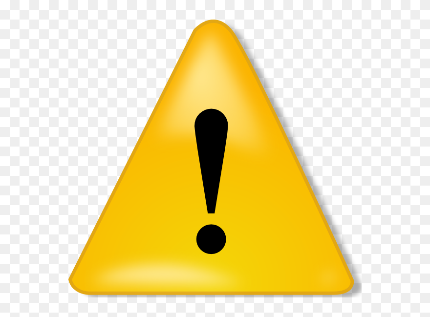 Warning Sign Clip Art - Alert Icon - Png Download