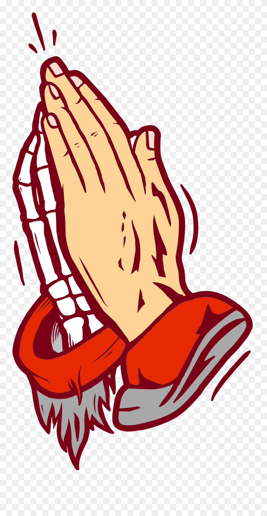 Drake Symbol Praying Hands Clipart