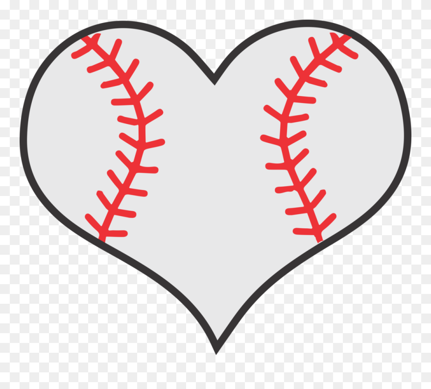 Transparent Baseball Stitches Png - Baseball Heart Svg Free Clipart
