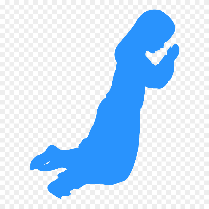 Boneca Silhueta Orando Png Clipart