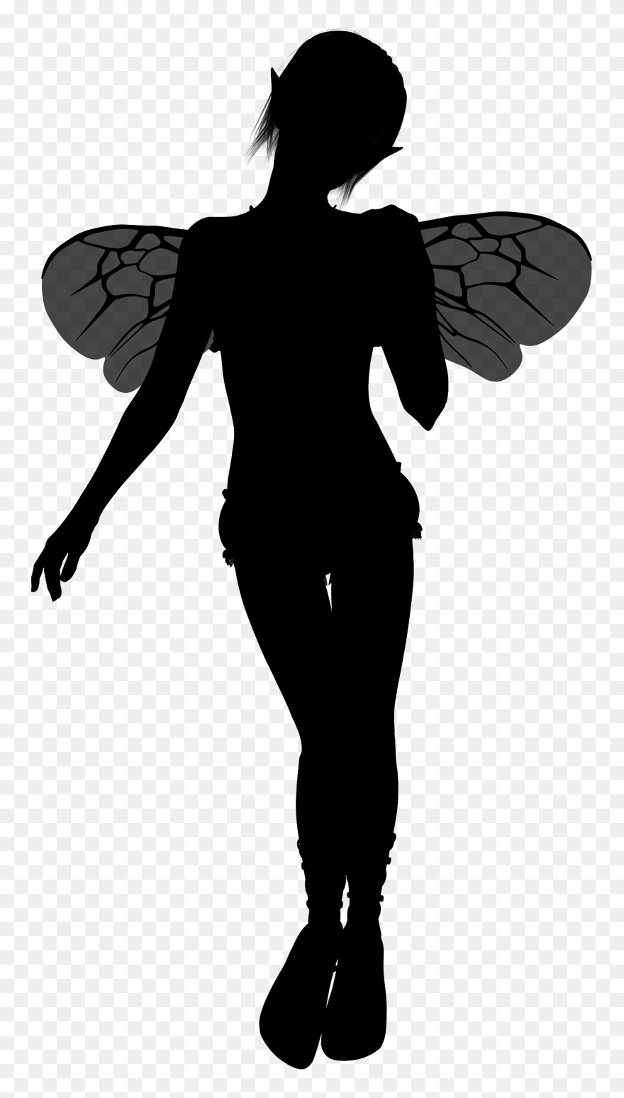 - Fairy Silhouette , Png Download - Faerie Silhouette Clipart