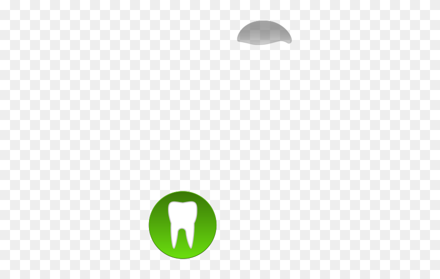 Dental Tooth Button Svg Clip Arts - Circle - Png Download