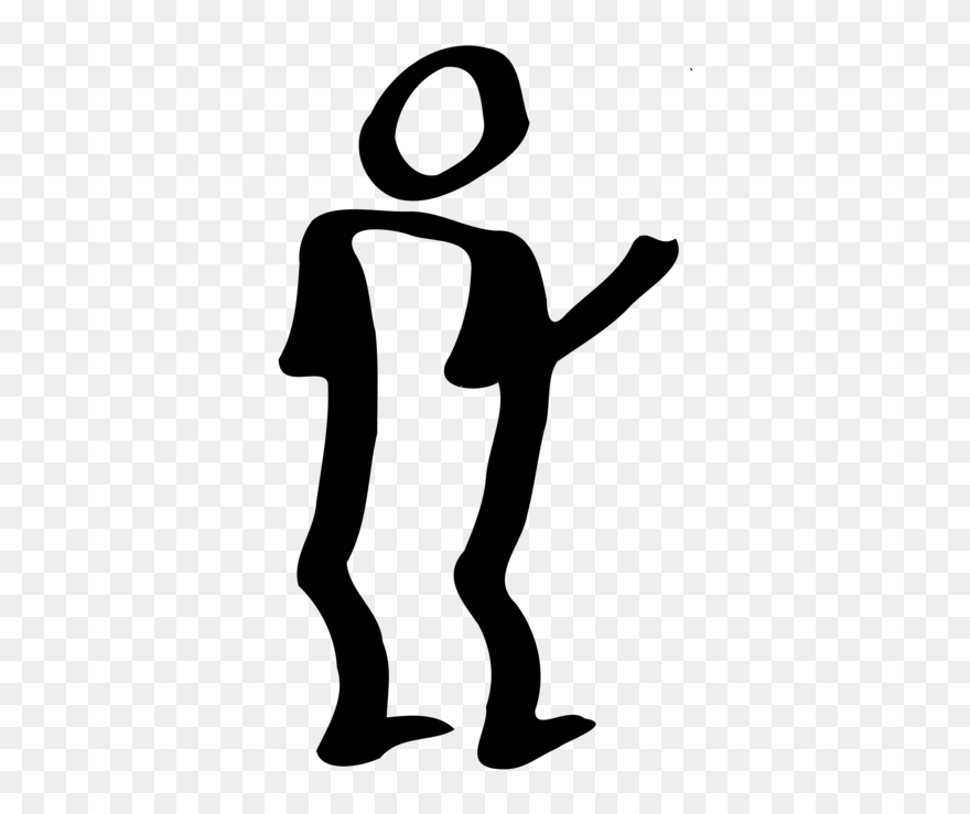 Screen Clipart Silhouette - Clip Art - Png Download