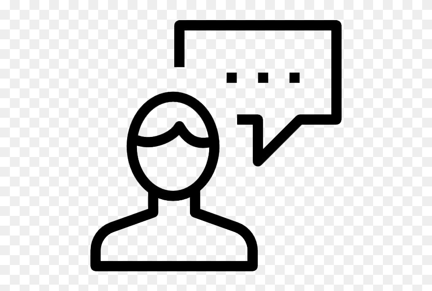 People Chat Transparent Background - Social Media Management Icon Png Clipart