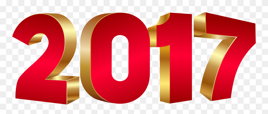 2017 Clipart Red, Picture - 2017 Transparent - Png Download