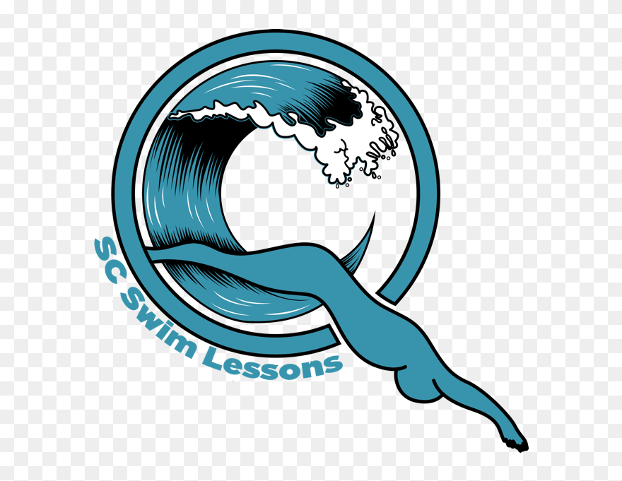 Santa Cruz Swim Lessons Logo Clipart