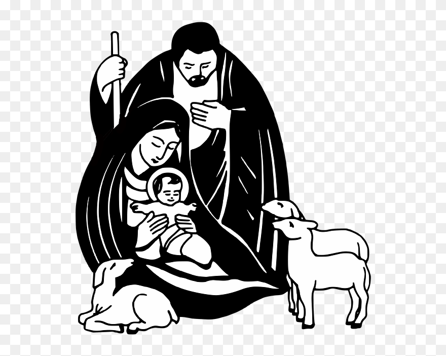 Clip Art Christmas Cross - Png Download