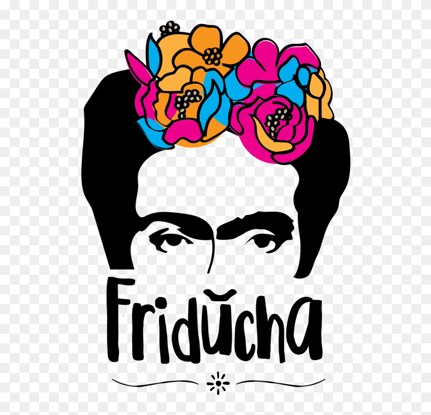 Friducha Logo Final - Frida Kahlo Drawing Easy Clipart
