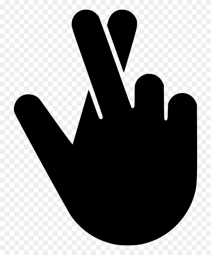 Hand Fingers Crossed - Free Fingers Crossed Icon Clipart