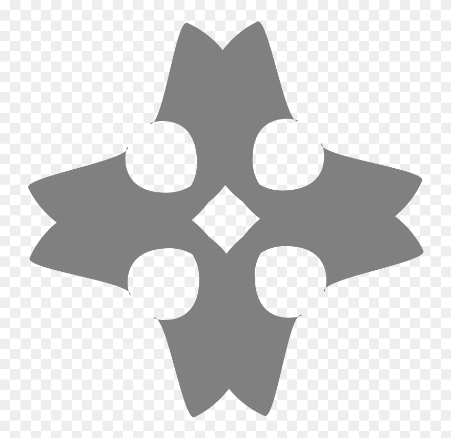 Heraldic Cross - Medieval Symbol Png Clipart