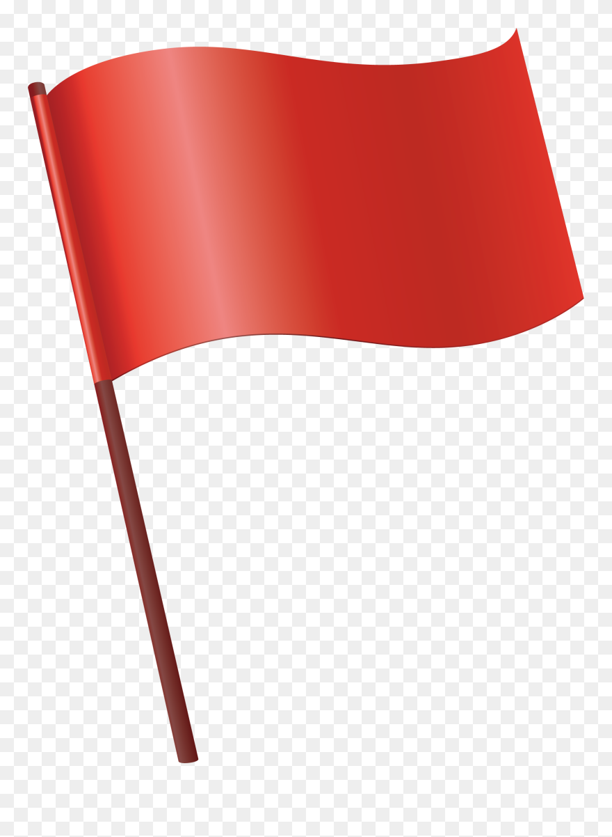 Red Flag Red Flag - Transparent Background Red Flag Png Clipart