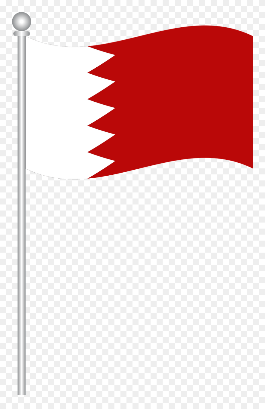 Png Bahrain Flag Clipart