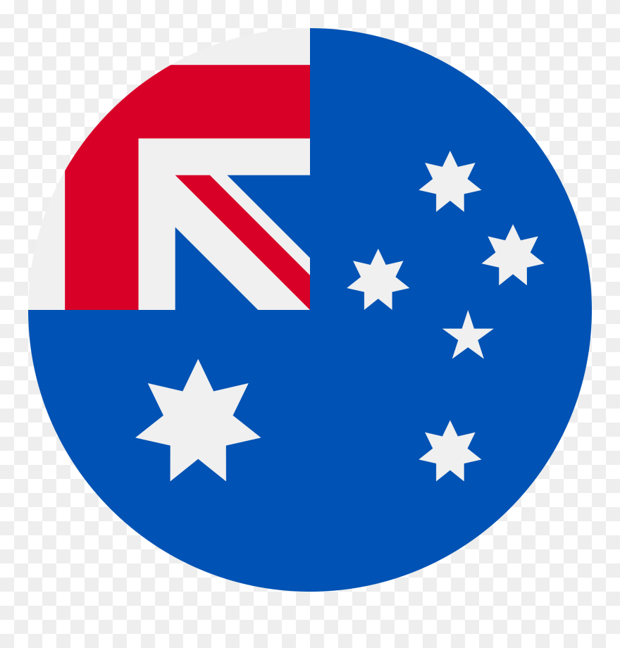 Australia Flag Png - Australia Round Flag Png Clipart