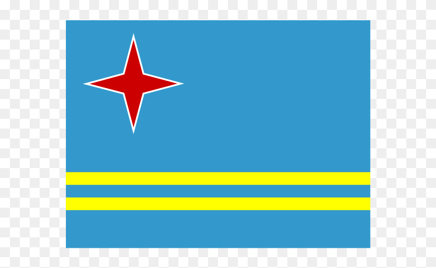 Aruba Flag Png Transparent Images - Flag Clipart
