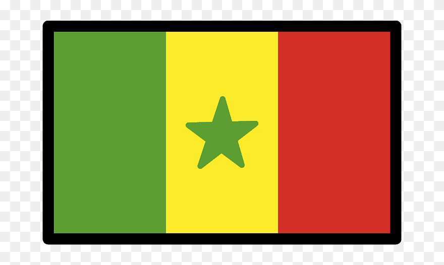 Senegal Flag Emoji Clipart - Senegal - Png Download