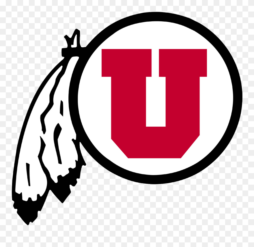 Utah - Utah Utes Drum And Feather Clipart