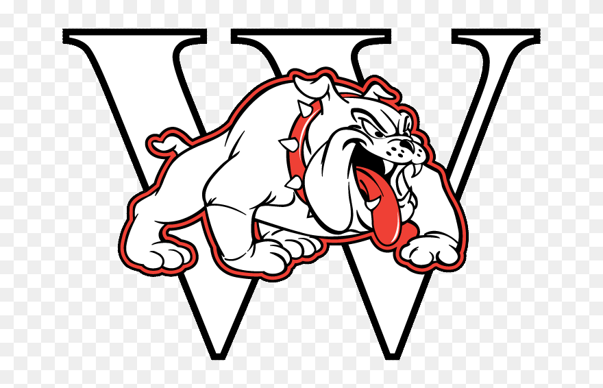 Drawing Bulldogs Outline - Transparent Wilson Bulldogs Logo Clipart