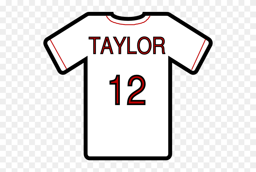 Football Jersey Shirt Template Clipart