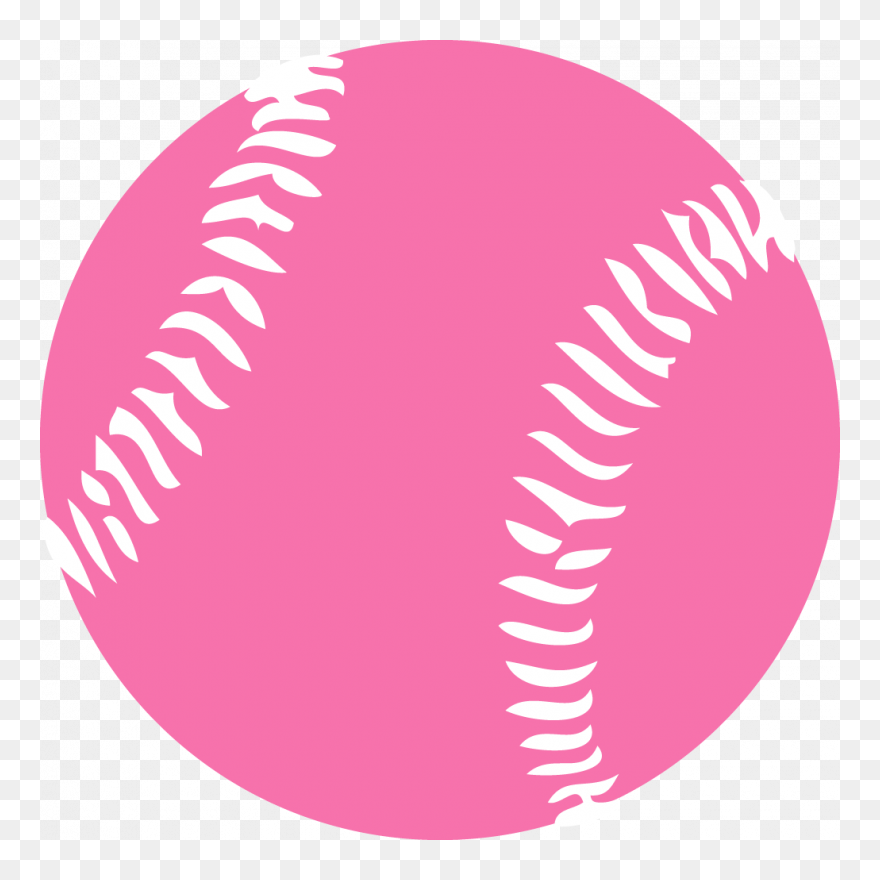 Baseball Jpg Clipart Clip Transparent Stock Pink Baseball - Pink Baseball Clipart - Png Download