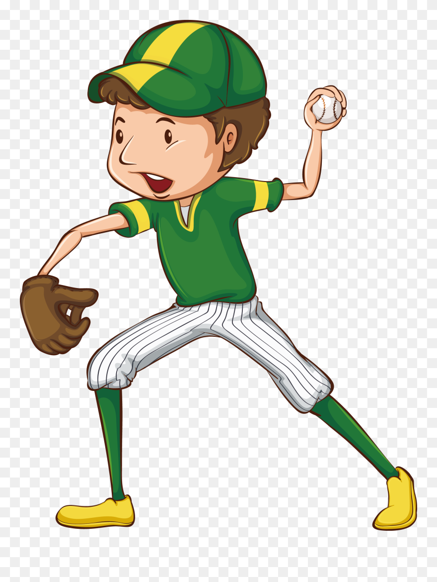 Baseball Tournament Clipart Svg Freeuse Baseball Player - Baseball Player Clip Art Png Transparent Png