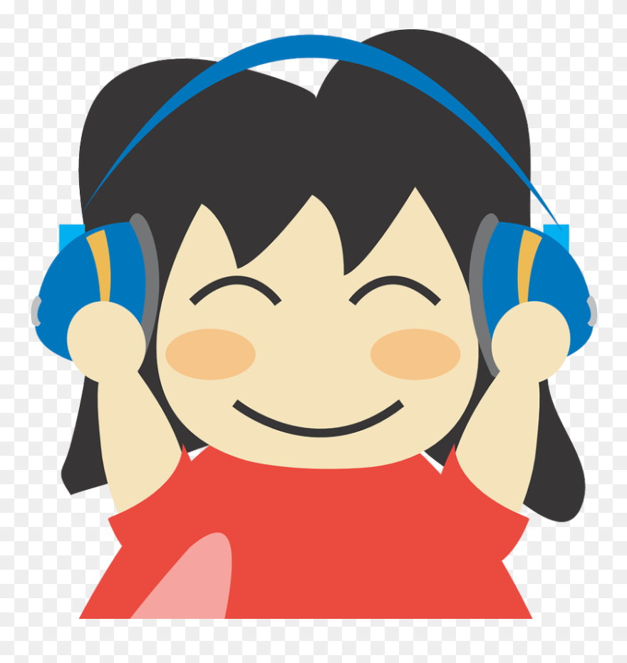 Muntpunt Jeugdbib Online Boekenkast Luisterboeken Kinderen - Listening To Music Png Clipart