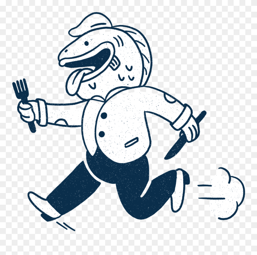 Fishardrun - Cartoon Clipart