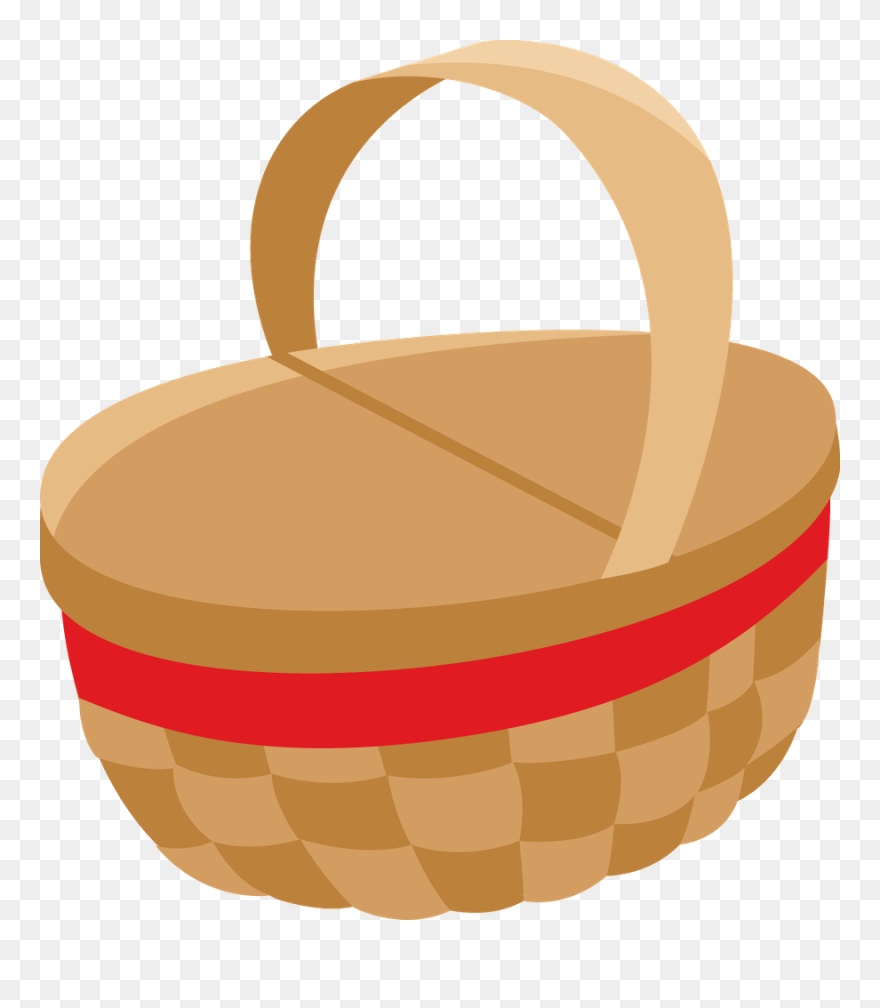 Picnic Basket Clipart - Png Download