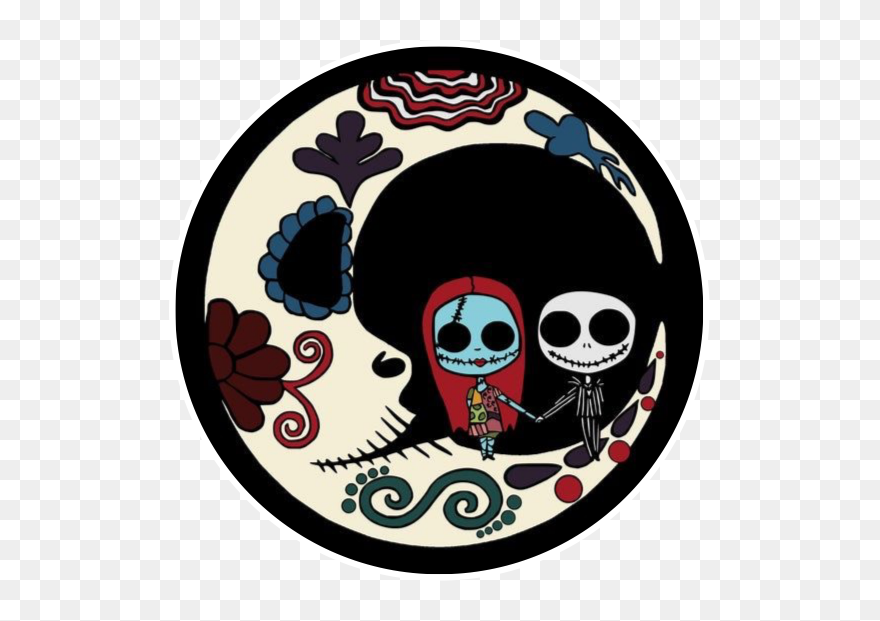 #christmas #halloween #cute #october #jack #sally #jackandsally - Dibujos Pesadilla Antes De Navidad Clipart
