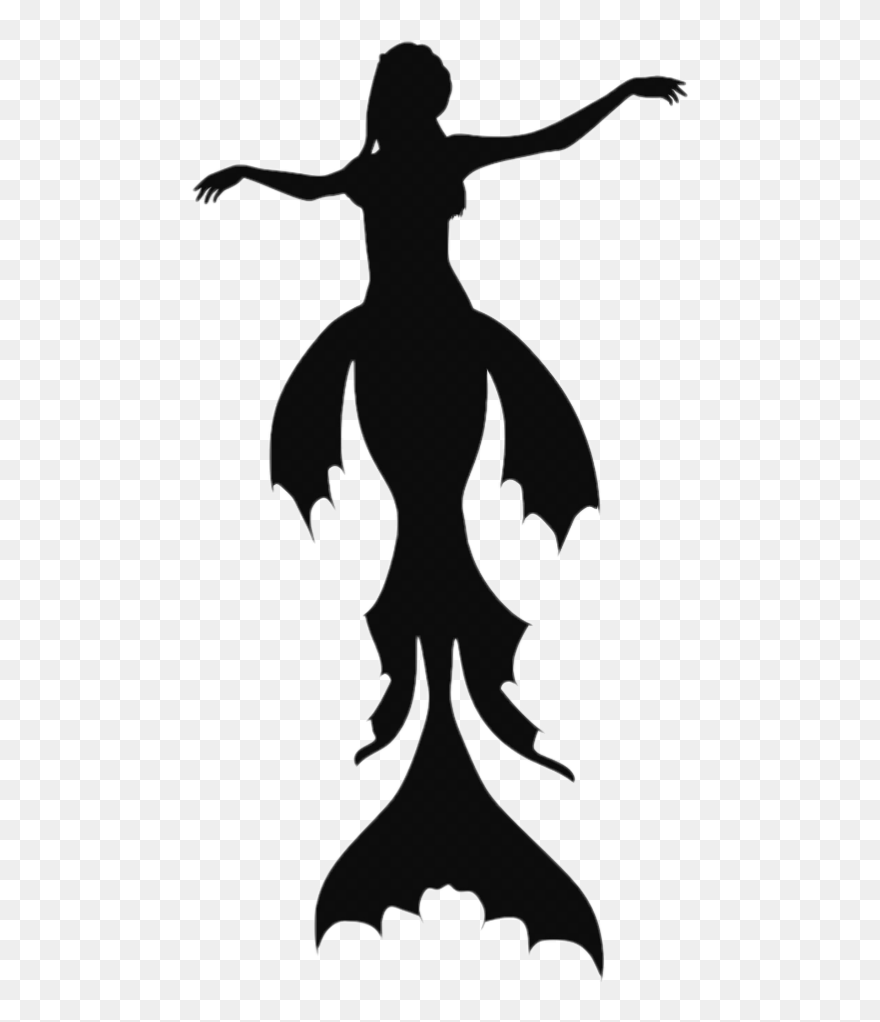 Free Free 176 Outline Mermaid Silhouette Svg SVG PNG EPS DXF File