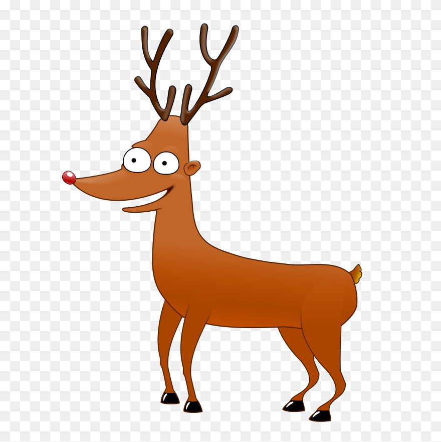 Free To Use & Public Domain Reindeer Clip Art - Transparent Reindeer - Png Download