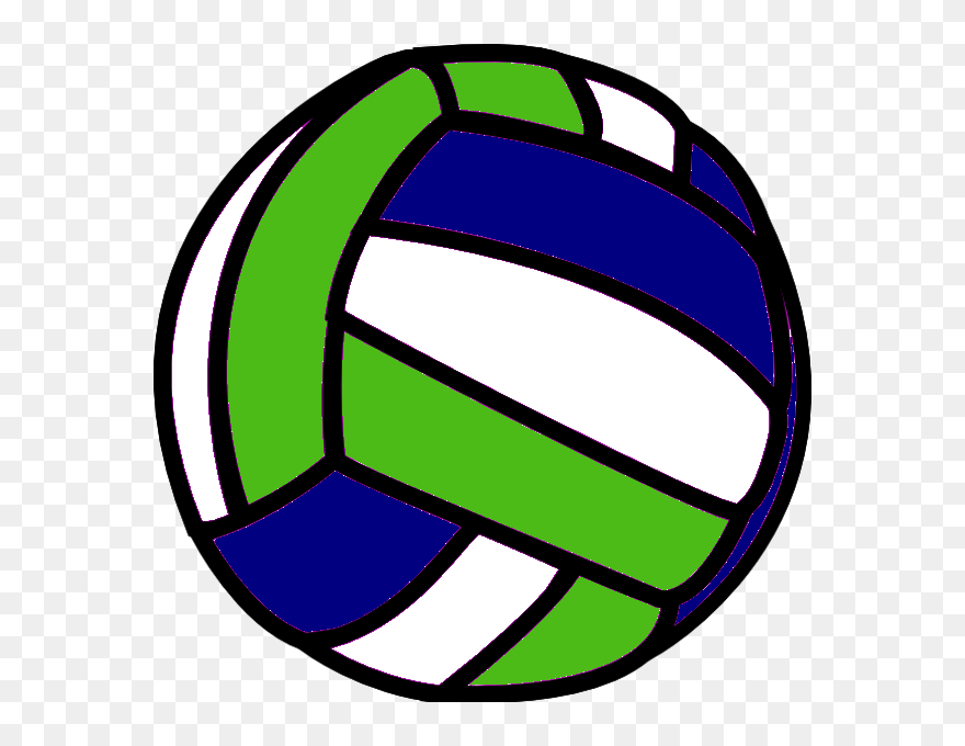 Red And Blue Volleyball Transparent Clipart