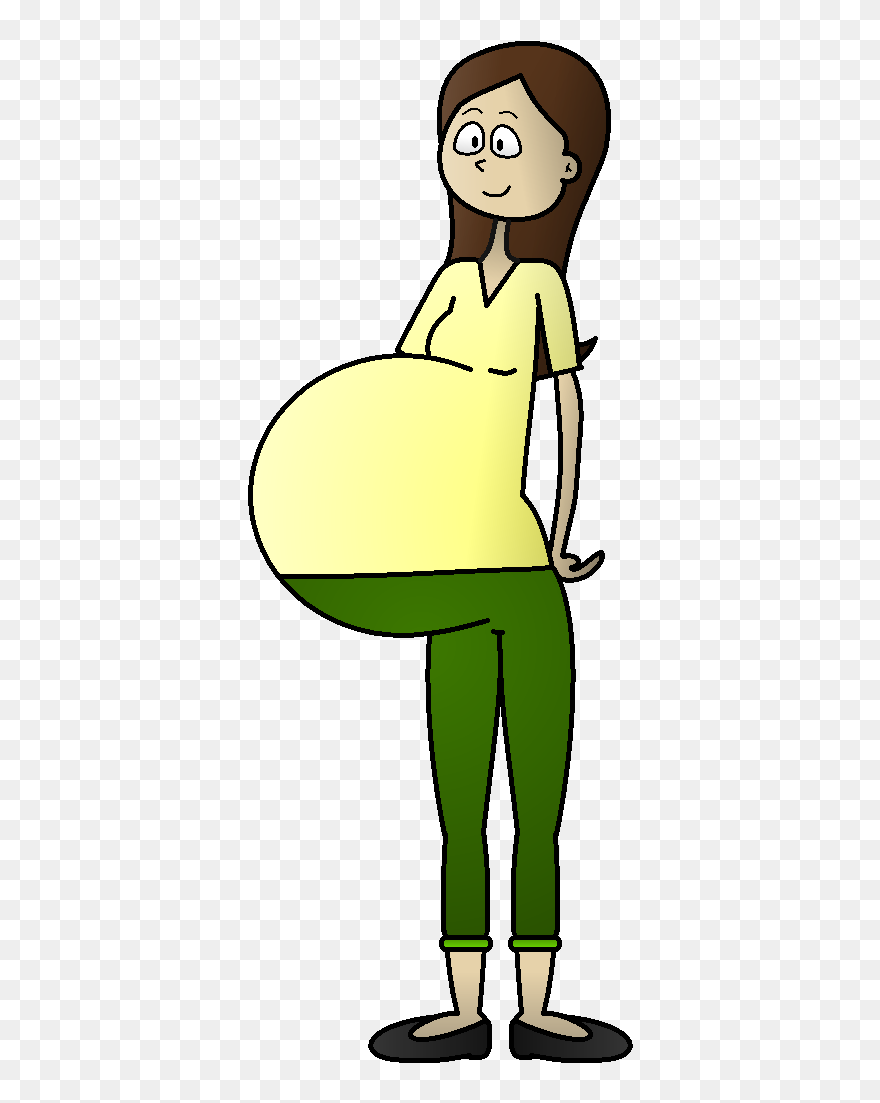 Kendall Perkins Pregnancy Drawing Clip Art - Kick Buttowski Pregnant Lady - Png Download