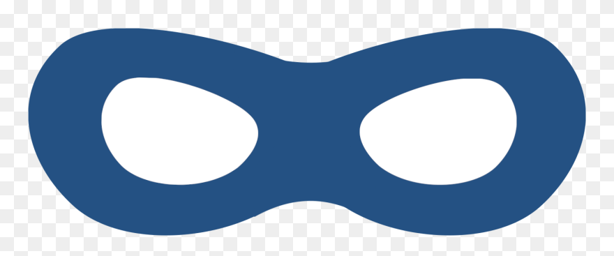 Hero Mask Png - Printable Eye Mask Superhero Clipart