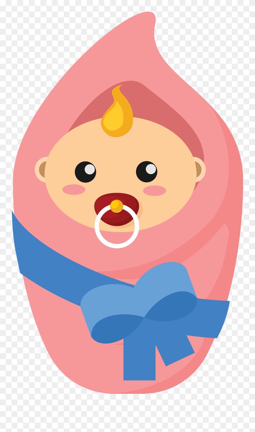 Newborn Baby Vector Clipart