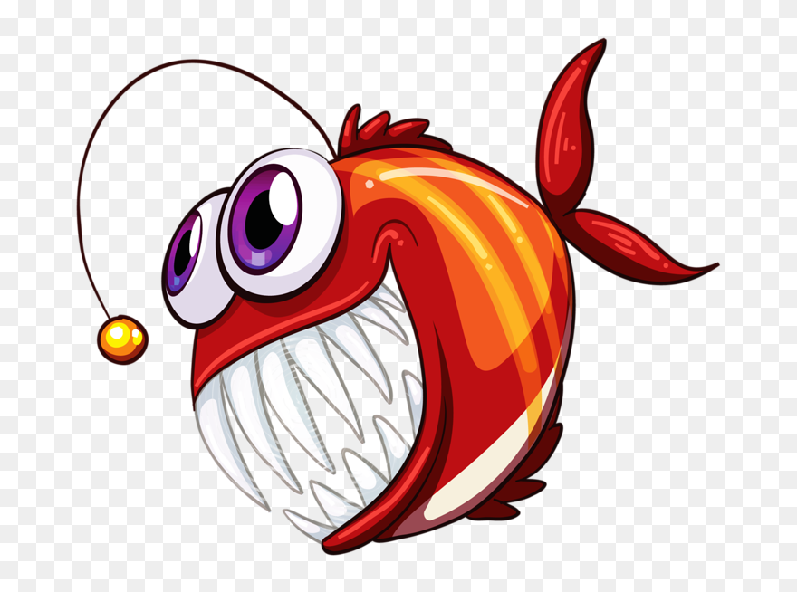 Angry Fish Clipart Picture Transparent Download Фото, - Fish Ugly Cartoons - Png Download