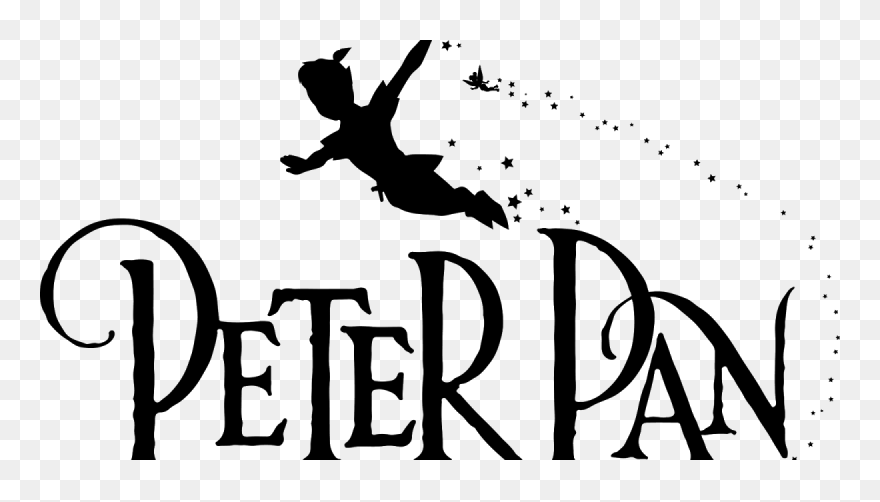 Peter Pan Peter And Wendy Wendy Darling Captain Hook - Silhouette Clipart