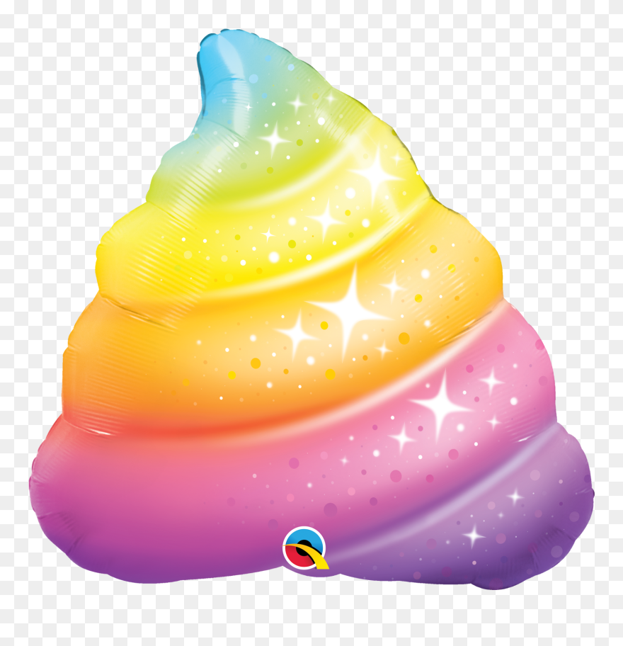 Rainbow Poop Clipart