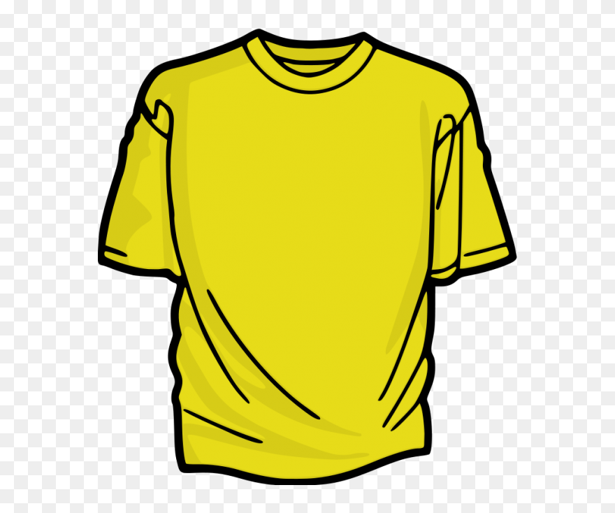 Yellow T Shirt Clip Art - Png Download