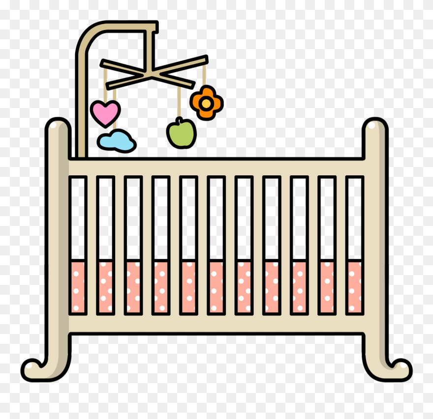 Baby Crib Clipart - Crib Clipart - Png Download