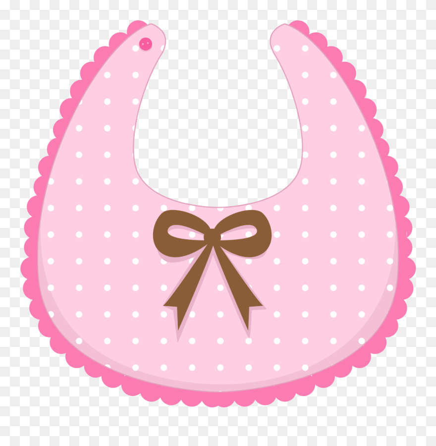 B En Rosa Clip Art Baby Babies - Baberos Para Baby Shower Dibujo - Png Download
