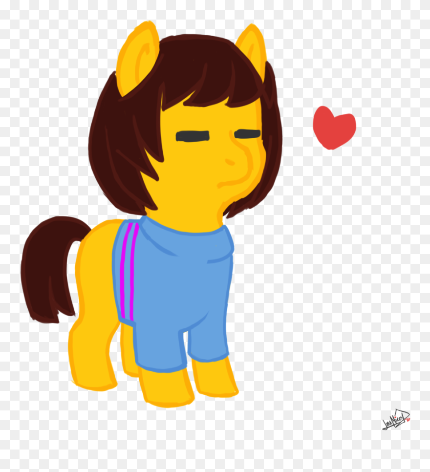 Alexyorim, Crossover, Frisk, Heart, Ponified, Safe, - Portable Network Graphics Clipart
