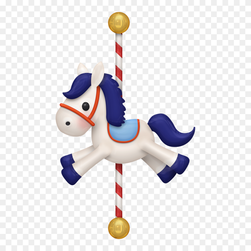 Horse Clipart Playground - Caballitos De Carrusel Animados - Png Download