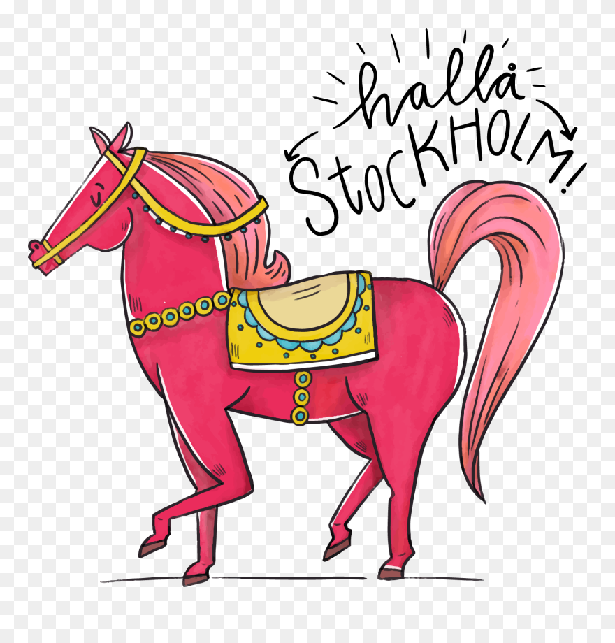 Folklore Clip Art Painted - Clip Art - Png Download