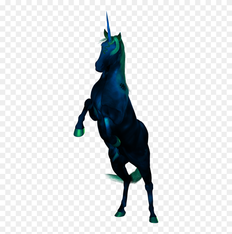Unicorn Horse Fantasy - Fantasy Animal Png Transparent Clipart