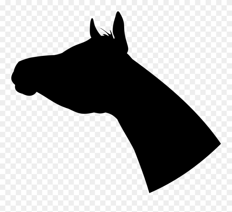 Silhouette A Horses Shadow Clipart
