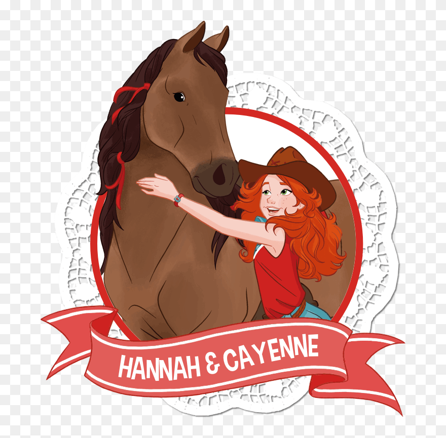 Hannah & Cayenne - Schleich Hannah And Cayenne Clipart