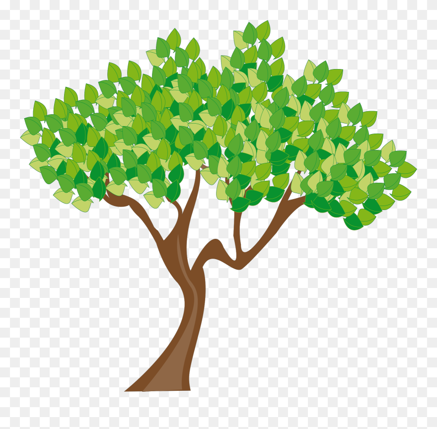 Cartoon Tree Transparent Background Clipart
