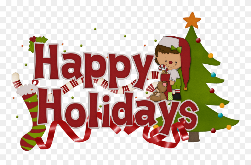 Holiday Clipart Happy Hour , Png Download - Happy Holidays Clip Art Transparent Png