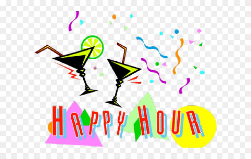 Cocktail Hour Cliparts - Happy Hour Clipart - Png Download